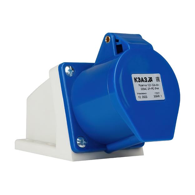 Розетка 123-32А-6h-220AC-2P+PE-IP44 фото 5