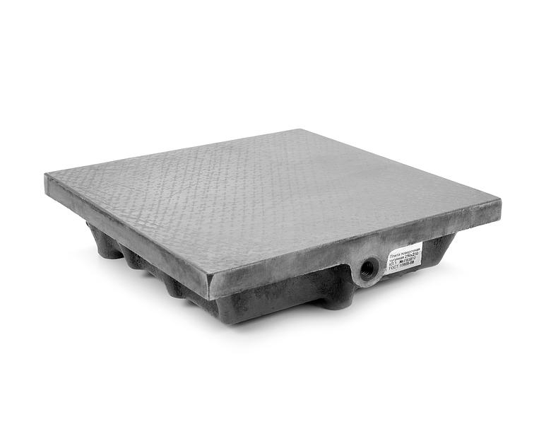 Плита поверочная  400x 400 (разметочная) чугун кл.точн.1, м/о с пов. ГРСИ 76927-19 ЧИЗ с поверкой фото 1