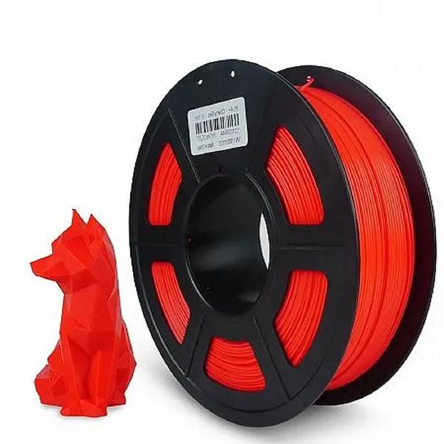 Филамент NVPRINT PLA+ Cherry Red для 3D печати диаметр 1.75мм длина 330 метров масса 1 кг фото 1