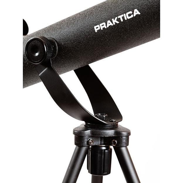  Praktica Телескоп Junior 50/600AZ, линза Барлоу, лунный фильтр, стальная тренога, черный > фото 8