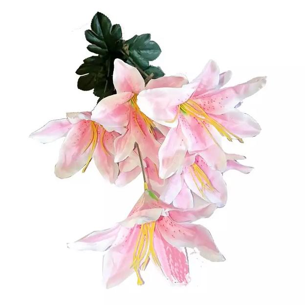 Букет с лилиями 7 голов 42см 386-622 фото 9