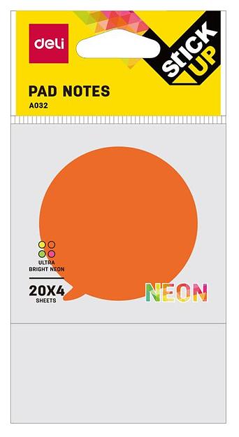 Закладки самокл. бумажные Deli EA03202 76х76мм 4цв.в упак. 20лист фото 7