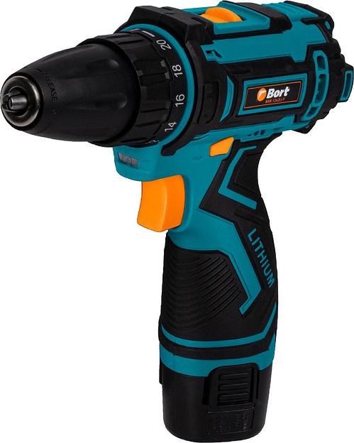 Дрель-шуруповерт Bort BAB-12x2Li-F аккум. патрон:быстрозажимной (93413083) фото 1