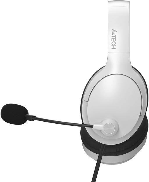 Наушники с микрофоном A4Tech Fstyler FH280U White белый 2м мониторные USB оголовье (FH280U) фото 5