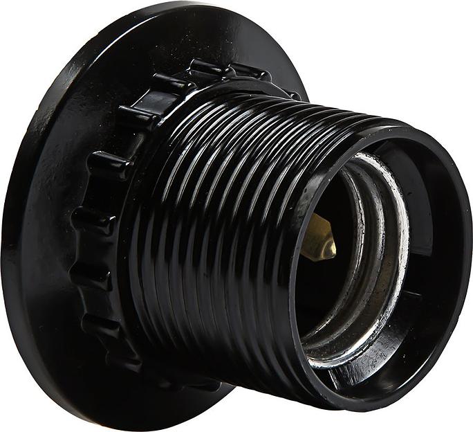 Патрон Е27 Н12РП-01 Е27 карболитовый с прижимным кольцом IN HOME фото 1