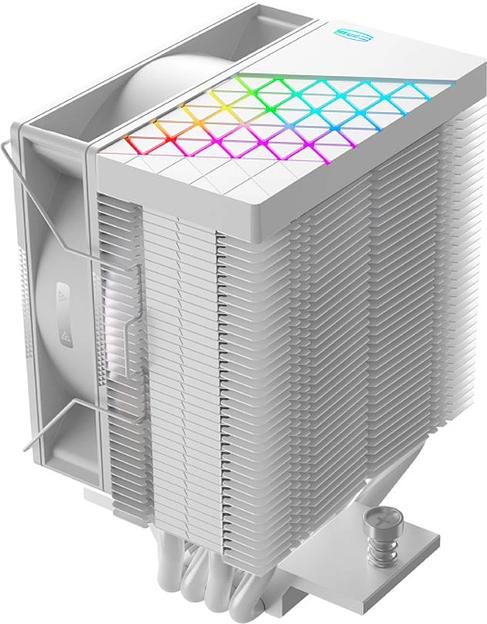 Устройство охлаждения(кулер) PcCooler R400 WH ARGB Soc-AM5/AM4/1151/1200/1700 белый 4-pin Al+Cu 180W Ret (R400-WHAWYX-US) фото 5