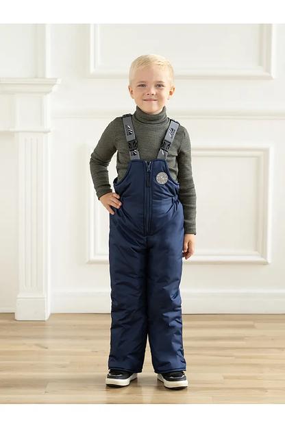 Полукомбинезон детский зимний, синий, опт фото 1