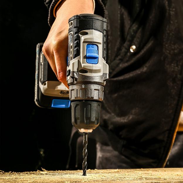 Дрель-шуруповерт Deko Sharker 20Вт аккум. патрон:быстрозажимной (063-4037) фото 4