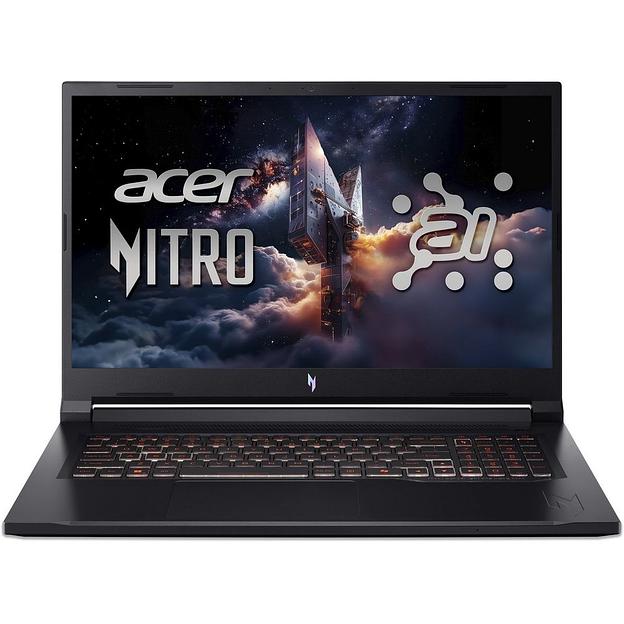 Ноутбук Acer Nitro V 17 AI ANV17-41-R9Q9 AMD Ryzen 7 260/16Gb/SSD1Tb/RTX5060 8Gb/17.3"/IPS/QHD/2560x1440/165Hz/NoOS/Black (NH.QYVCD.007) фото 7