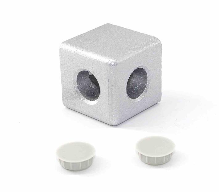 Кубический соединитель 2 стороны 40х40 фото 1