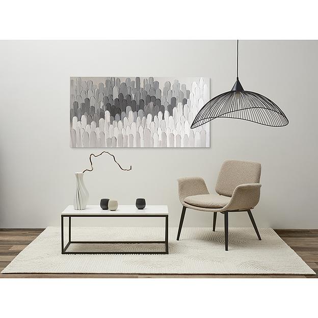 Столик журнальный Mayen, 90х40 см, белый/черный фото 3