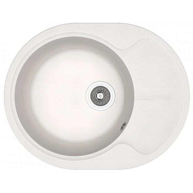 Мойка "Берта 620" (620х510х217), белый фото 1