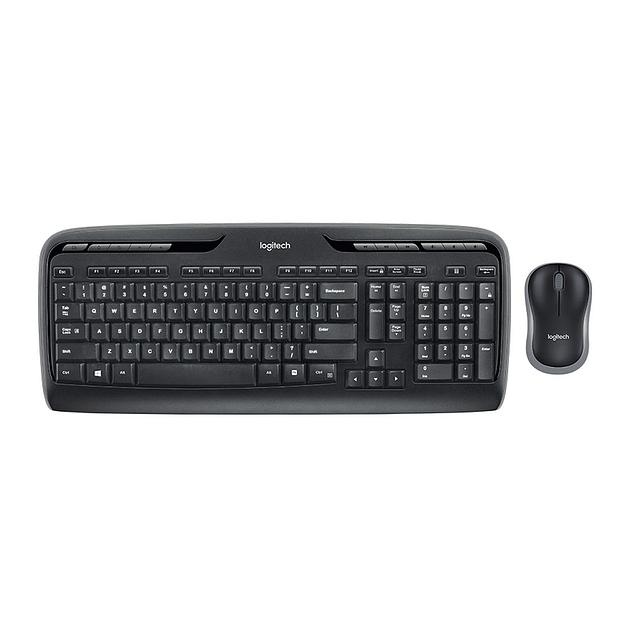 Клавиатура + мышь Logitech MK330 клав:черный мышь:черный USB беспроводная Multimedia фото 2