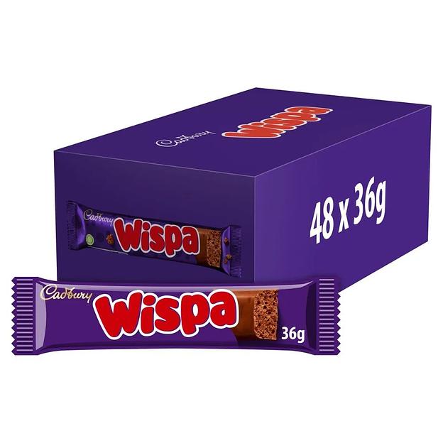 Шоколадный батончик Cadbury Wispa Молочный пористый шоколад, набор 48 шт по 36 гр, опт фото 1