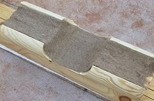 Утеплитель межвенцовый Лен-Джут в/с 100 мм плотность 600 г/м² опт фото 1