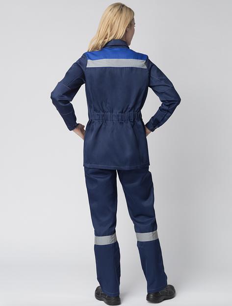 Костюм женский рабочий «Весна 1 СОП NEW» синий, опт фото 2