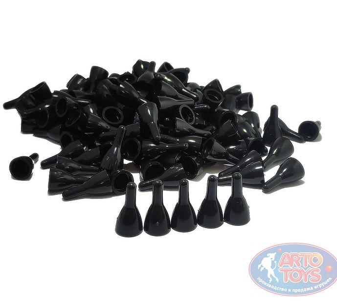 Фишки для настольных игр 32 штуки чёрные ОПТ фото 1