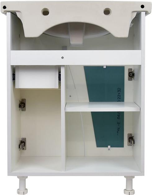 Тумба Селена 55 DORATIZ 9912.498, напольная, белая, под умывальник Уют 55 фото 4