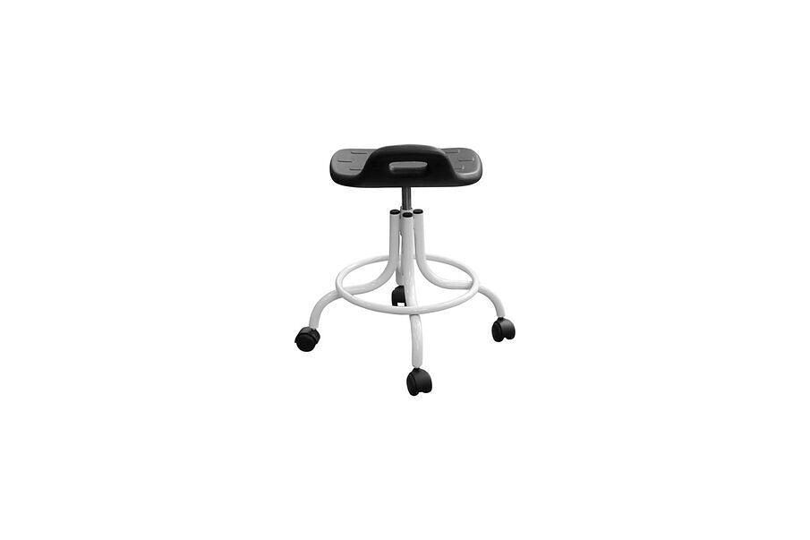 Табурет медицинский с полиуретановым сиденьем, газ-лифт, 6 кг фото 4