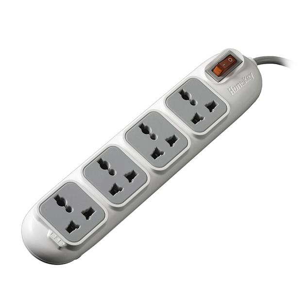 Сетевой фильтр  HuntKey  PZD401  4 универсальные розетки  3 м  Белый фото 1
