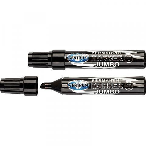Маркер перманентный, 7 мм, скошенный стержень, черный, Centrum JUMBO фото 1
