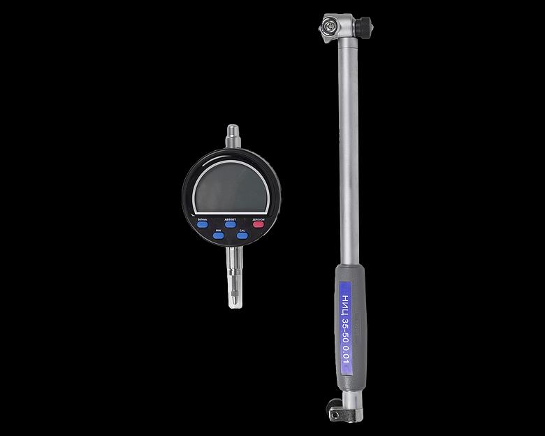 Нутромер индикаторныйэлектр. НИЦ 35-50 0.01 с калибр. МИК с поверкой фото 1