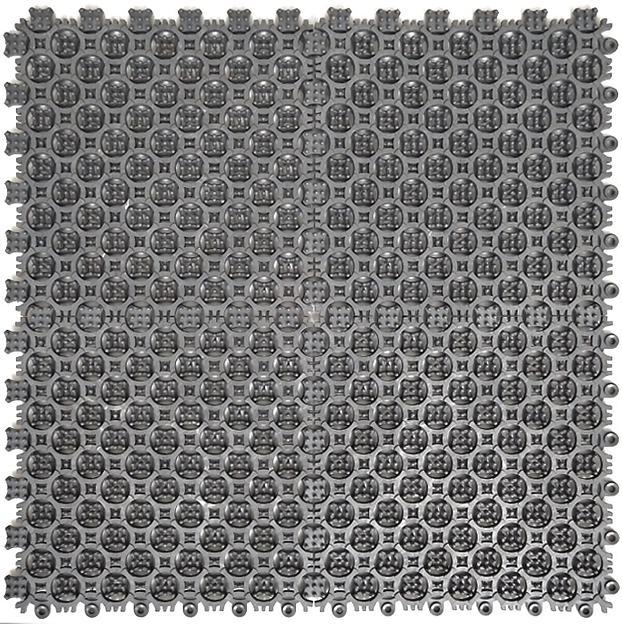 Sold Антикаблук грязезащитное покрытие, Цвет Сумеречный RAL 7037, Толщина модуля 9 мм. фото 1