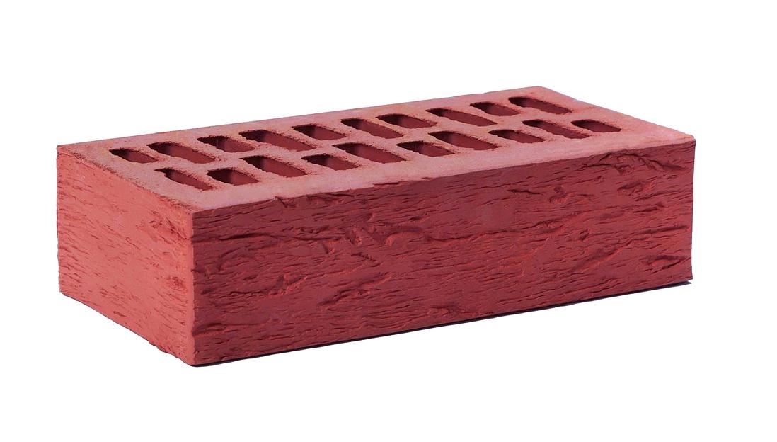 Кирпич лицевой одинарный фактурный «Бордо» Лофт фото 1