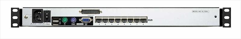 Kvm переключатель ATEN 8P CAT-5 HIGH DENSITY DUAL RAIL LCD KVM*KL1508AN-AXA-RG (KL1508AN-AXA-RG) фото 3