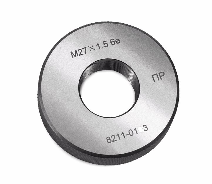 Калибр-кольцо М  27  х1.0  6е НЕ с поверкой фото 1