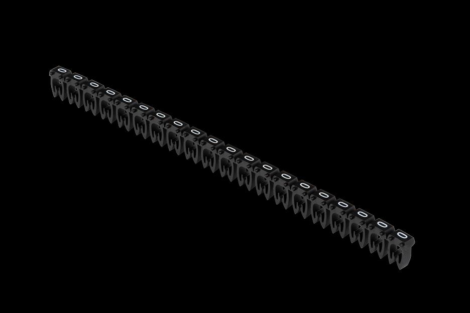 Маркер открытого типа KE 1,5-2,5мм2 символ '0' (500шт/упак) IEK фото 1