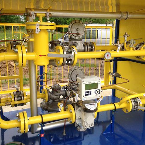 Газорегуляторный пункт шкафной с узлом учета и газовым обогревом ГСГО-50/2-СГ-ЭК фото 1