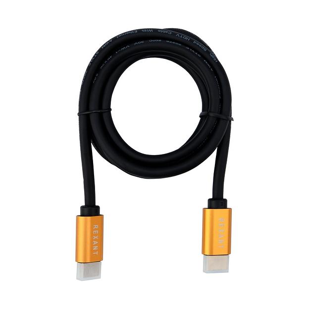 Кабель HDMI-HDMI 2.0, GOLD, длина 1.5 м., фото 1