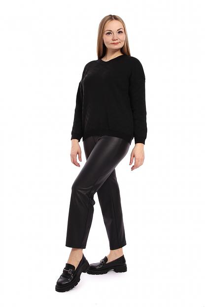 Джемпер женский арт.Л297, чёрный ОПТ фото 3