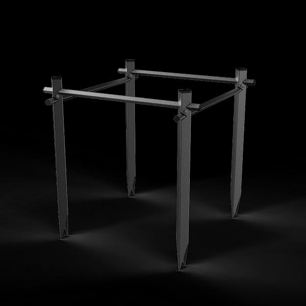 Ограждение для кустов Unit 600х600мм (зелёный) фото 1