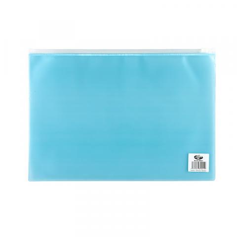 Папка-конверт на молнии 34x23,8cм, ПП 0,16мм, ассорти, Centrum фото 1