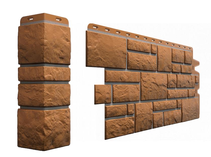 Фасадная панель Döcke «Burg» цвет кукурузный ОПТ фото 1