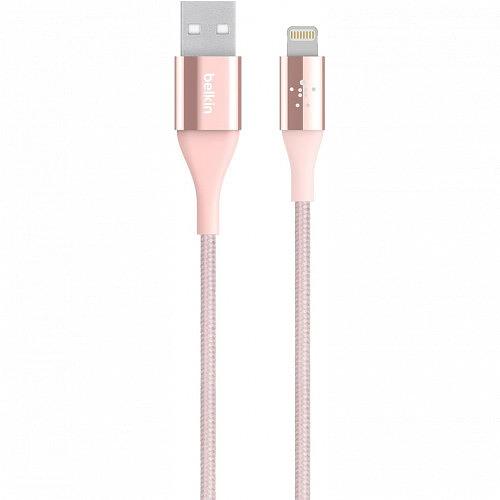 Кабель Belkin DuraTek Mixit Lightning - USB-A 1 2m rose gold F8J207BT04-C00 фото 1
