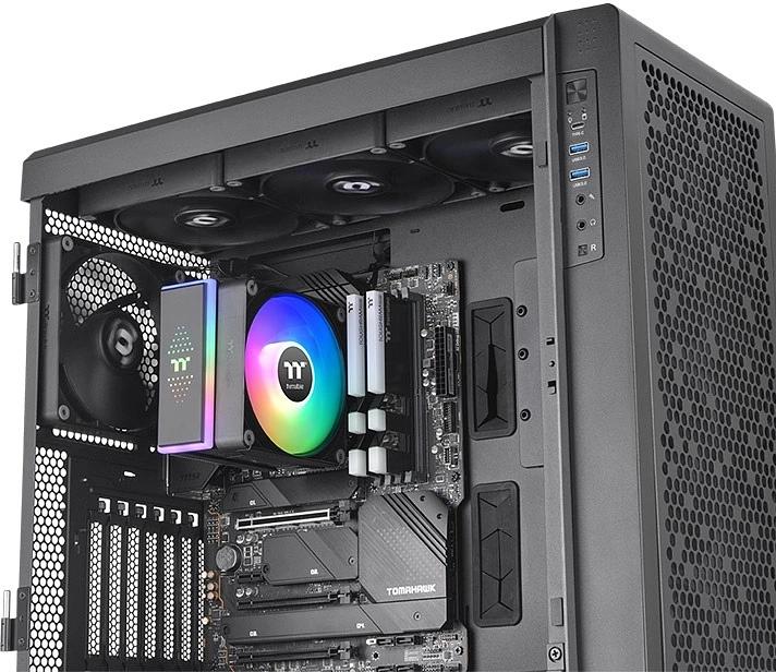 Устройство охлаждения(кулер) Thermaltake Astria 200 ARGB Soc-AM5/AM4/1151/1200/1700 черный Al+Cu 210W Ret (CL-P119-AL12SW-A) фото 6
