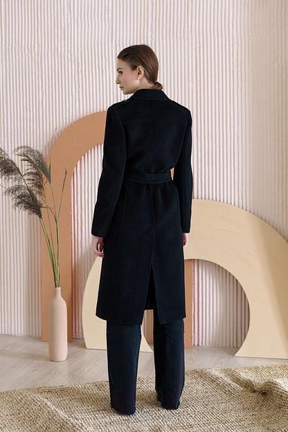 Женское демисезонное пальто Mmoda чёрный, арт.01–4 фото 4