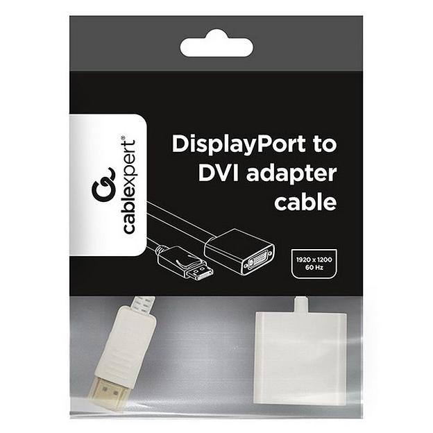 Переходник Cablexpert Переходник DisplayPort -> HDMI Cablexpert A-DPM-HDMIF-002-W 20M/19F, белый, пакет (078733) фото 2