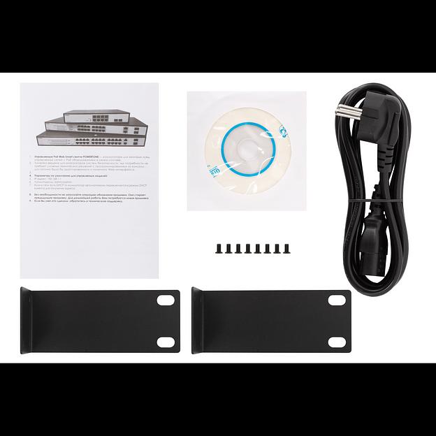 Управляемый гигабитный 8 портовый Web Smart PoE коммутатор POWERTONE PWS-2S08G-120RM фото 4
