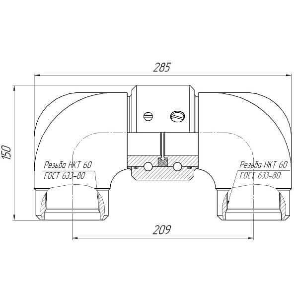 Колено поворотное КП-40.00.000 фото 2