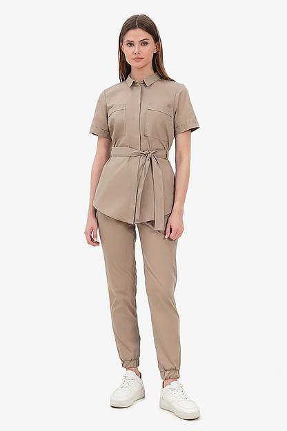 Рубашка медицинская женская DB3-83-01-1, 64 (мускат), опт фото 6