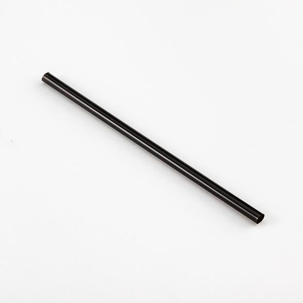 Трубочки 125*5мм без изгиба черные 400шт (короткие) фото 1