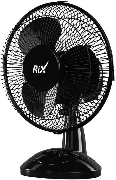 Вентилятор настольный RIX RDF-2200B 30Вт скоростей:2 черный фото 2