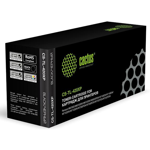 Картридж лазерный Cactus CS-TL-420XP TL-420XP черный (6000стр.) для Pantum M6700D/M6700DW/M6703DW/M6 фото 1