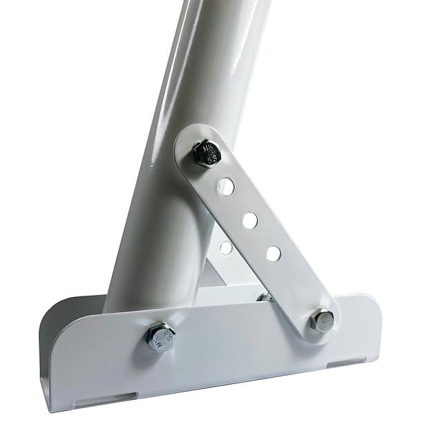 Кронштейн КР-2М крепление на столб стальной лентой фото 3