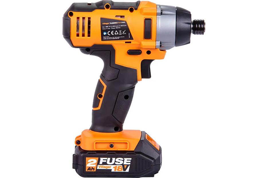 Винтовёрт ударный щёточный аккумуляторный FUSE VLN 3420 (без АКБ), 18V опт фото 7