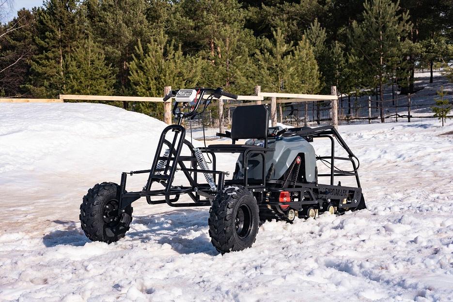 Мотобуксировщик Бурлак М2 LFK, 15 л.с., электрозапуск, 1450*510*810 мм. фото 5